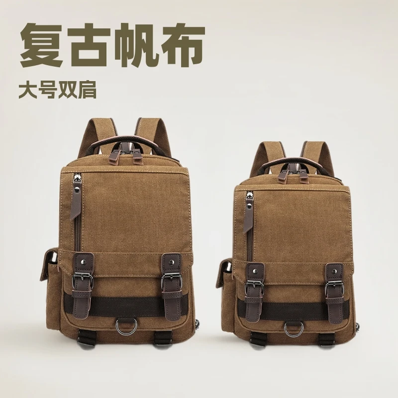 

Винтажный парусиновый повседневный большой рюкзак, студенческий ноутбук, деловой ремень на молнии, дорожная велосипедная сумка, школьные сумки для подростков, рюкзаки