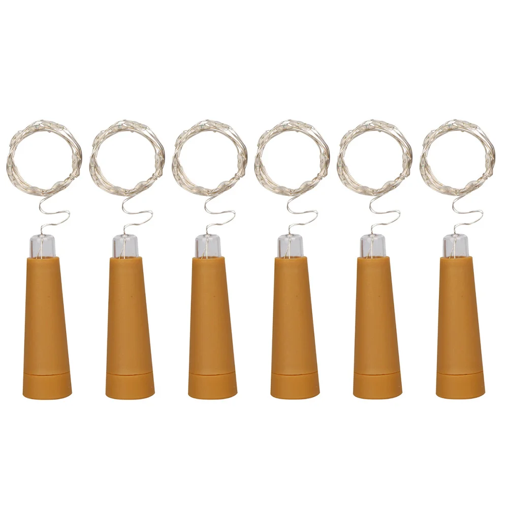 

6 Pcs LED Lights Reusable Eco Plastic Light Lamp String Decor Strings for Bedroom Party Lamp String Party Decor