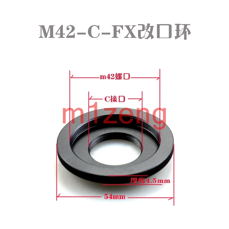 M42-c-fx m42/c mount lens adapter ring for Fujifilm fuji FX X xh1 xt100 XE3/XE1/XM1/XA3/XA1/XT1 xt3 xt10 xt20 x100f xpro2 camera