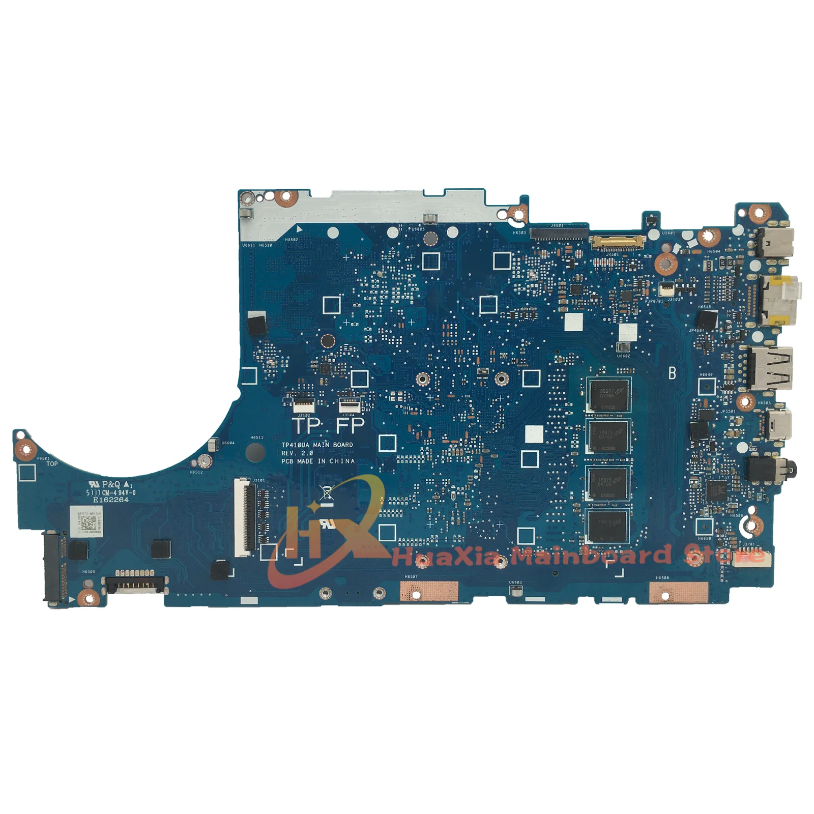 TP410UA Mainboard For ASUS Q405UA TP410UR TP410URR TP410UF TP410UAR  Laptop Motherboard i3 i5 i7 7th/8th RAM-4GB/8GB UMA/V2G