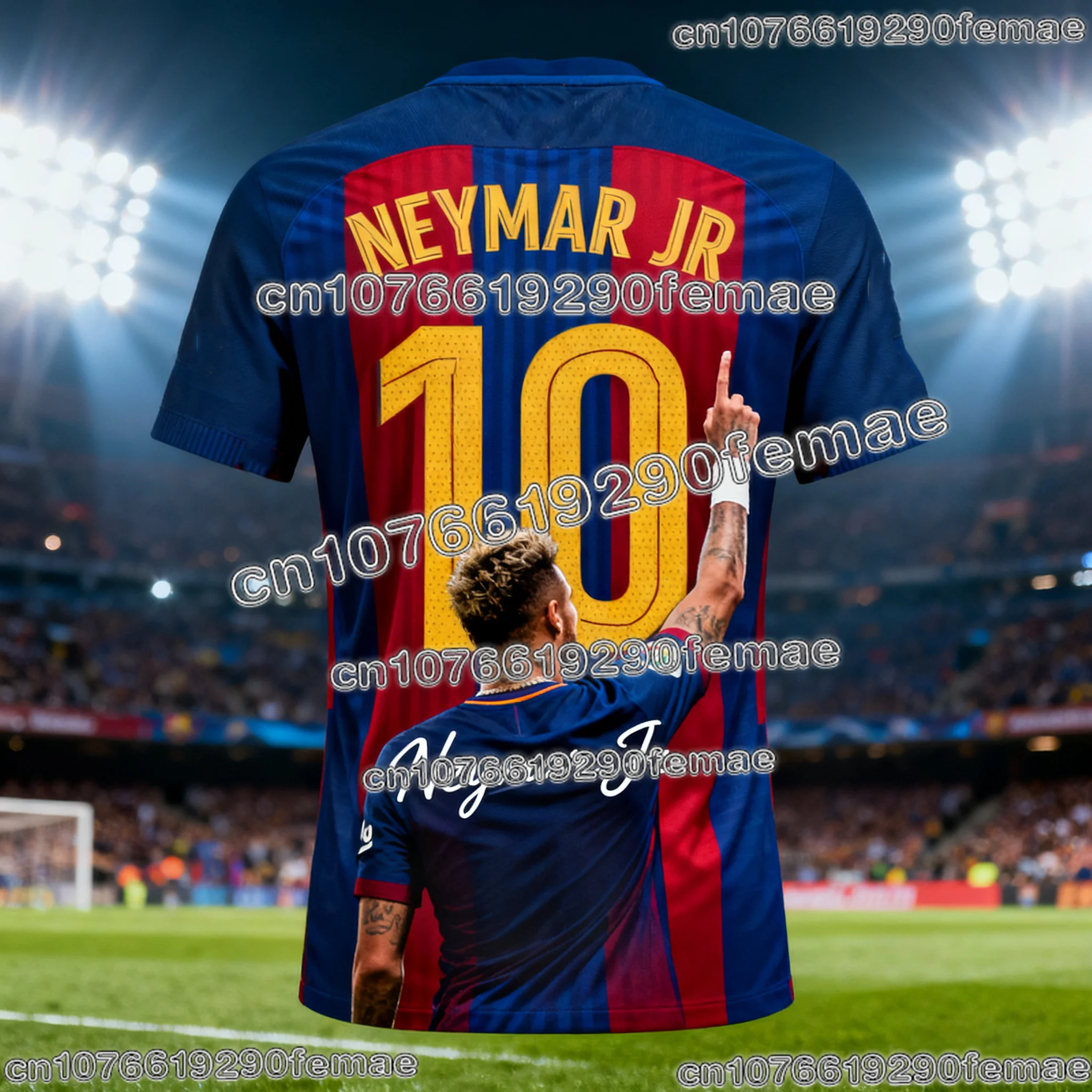 العصرية نيمار طبعة خاصة لكرة القدم جيرسي قصيرة الأكمام الرجال النساء الاطفال التدريب في الهواء الطلق أعلى سريعة الجافة تنفس رياضية