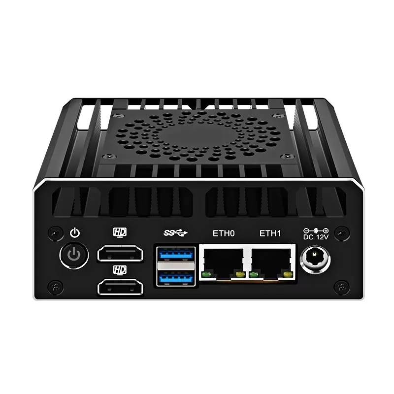 Solid Firewall Soft Router X86 P5 12e generatie Intel i3-N305 N100 Mini PC 2*i226-V 2.5G 2*HDMI2.0 2*USB3.2 DDR5 4800 PCIex4 DIY NAS