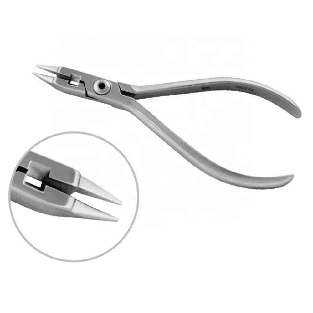 

Dental Orthodontic Multi-Functional Plier Bending Light Wire and "U" Loops and Cutting Hard Dental Plier for Dental Instruments