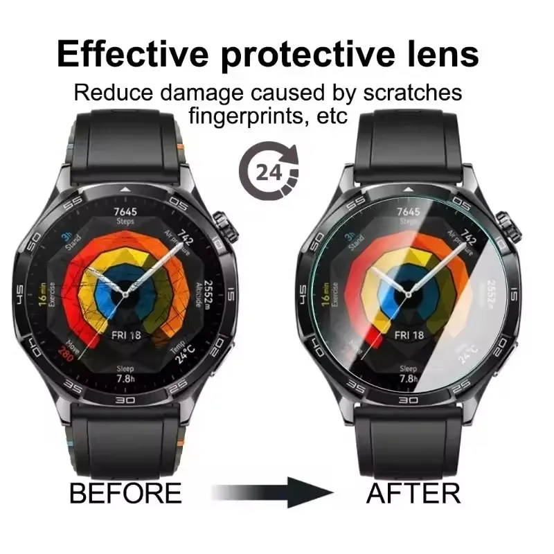 Screen Protector Glass for Huawei Watch GT 5 Pro 4 46mm 42mm 41mm Anti-Scratch Tempered Glass for Huawei GT5 Pro GT4 Accessories
