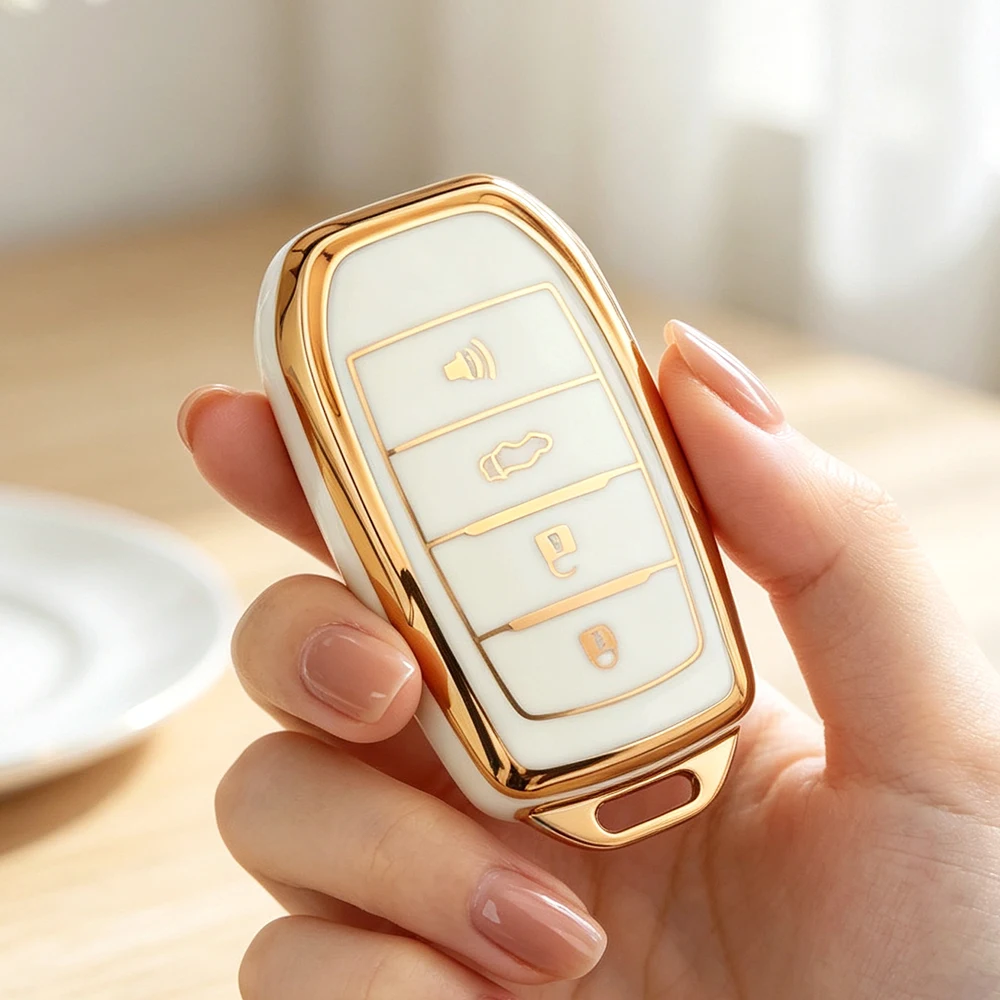 4 Buttons TPU Remote Car Key Case Cover for Toyota Auris Highlander U45 Fortuner Prado 150 Camry Rav4 Crown Land Cruiser Prado
