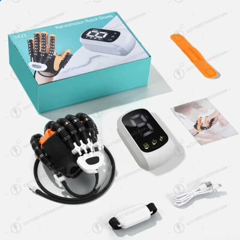 USB Hand Training Robot Gloves Finger Function Exercise Equipment for Workout