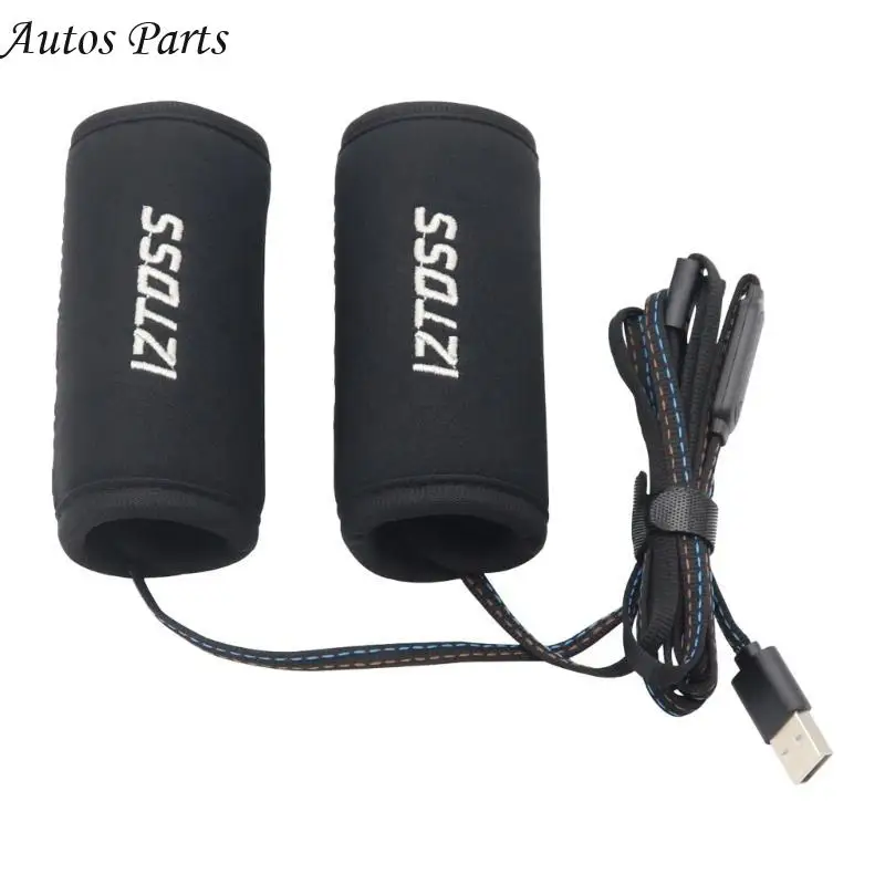 57BA Electric Heated Handlebar Grips Cover Pad Motorcycle Heated Grips Easy Installation Motorbike Handlebar Heater Warmer view 3