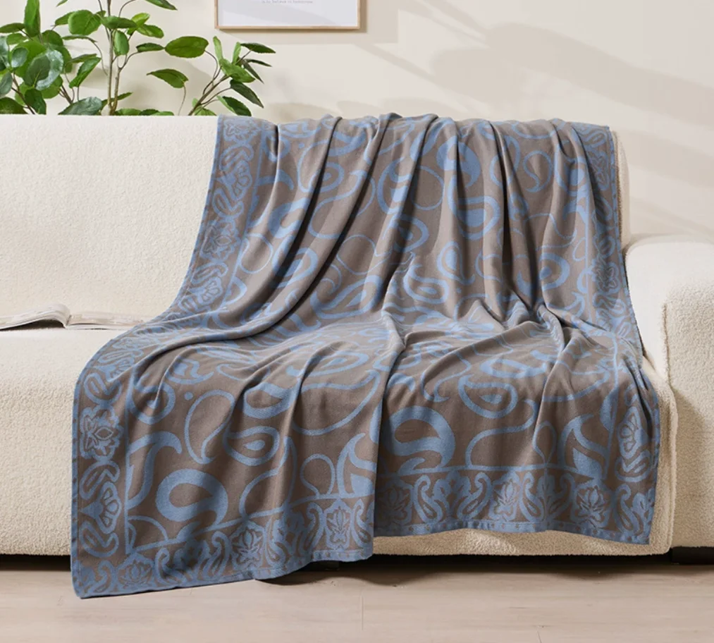 Airline Airplane First Class Throw Blanket Jacquard Office Nap Air-conditioned Blanket Bed Sofa Blanket Outdoor Portable Blanket