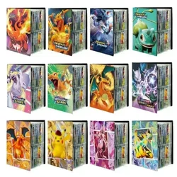 2024 New Charizard Squirtle Holder Binder Collections Holder Anime Card Protector Notebook Pokemones Album 240PCS Card Book