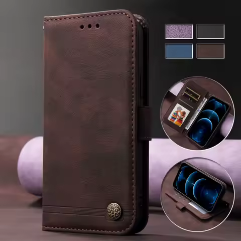 Lanyard Bags Wallet Phone Cases For Samsung Galaxy A12 A22 A32 A42 A52 4G A72 5G A52s Case Flip Magnetic Leather Book Cover 2024