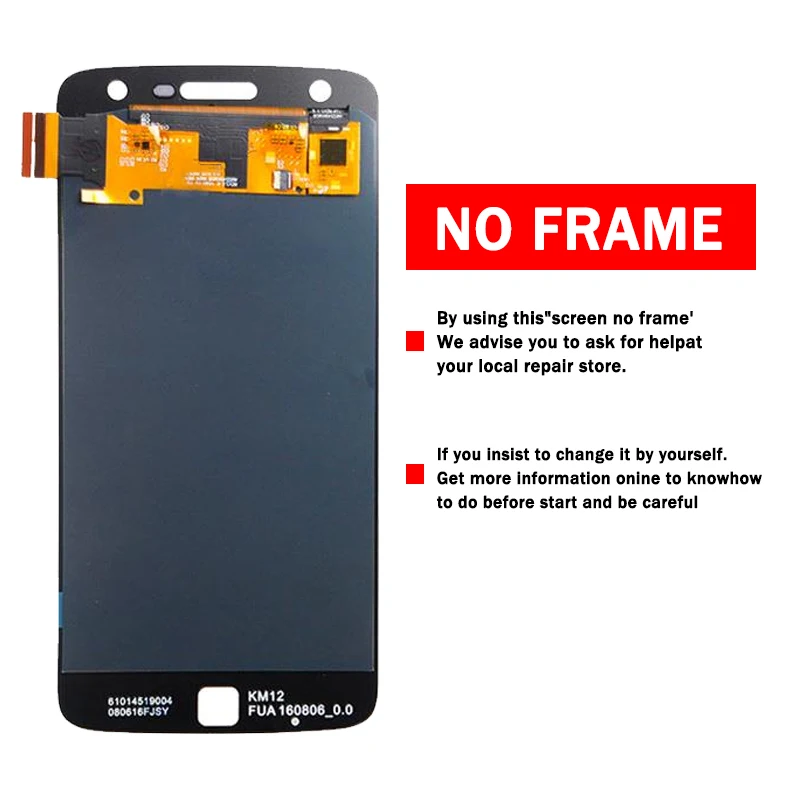 Imagem -02 - Super Amoled Lcd Touch Screen para Motorola Moto z2 Play Xt171002 Xt1710-06 Xt1710