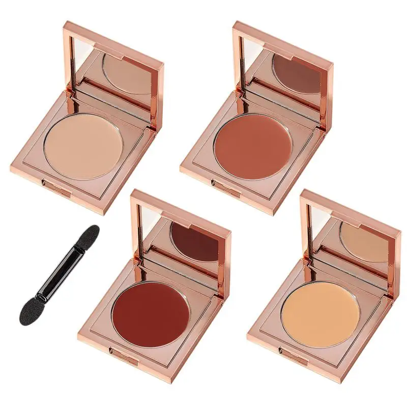 

Color Correcting Cream Palette Waterproof Makeup Cream Contouring Foundation Concealer Lightweight Skin Brightener Makeup