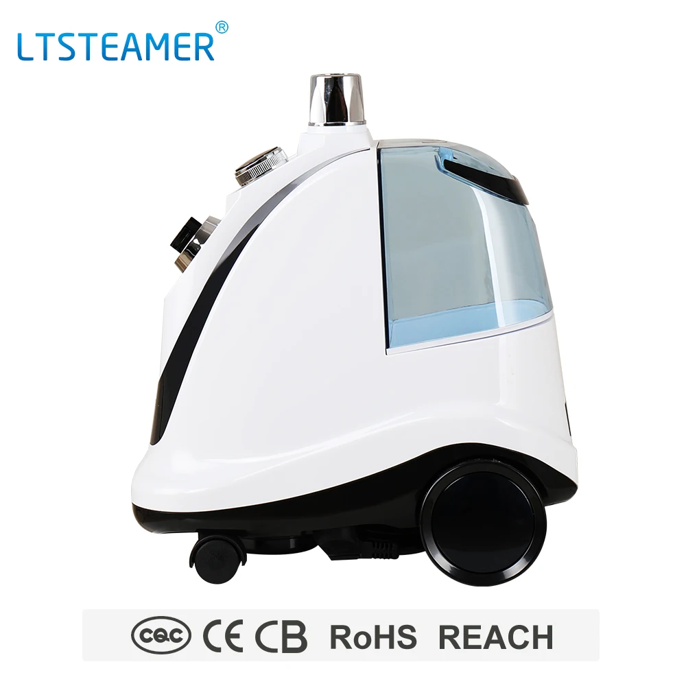 Ferro da stiro verticale a vapore per indumenti Vendita calda di alta qualità portatile con grande serbatoio dell'acqua Famiglia commerciale per tende per vestiti 2200W