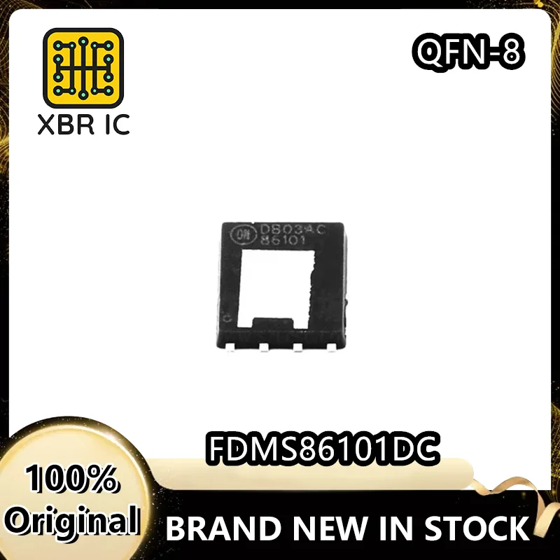 (15/40 pieces) FDMS86101DC FDMS86101 Silkscreen 86101 QFN-8 100V MOS field effect tube New original authentic spot