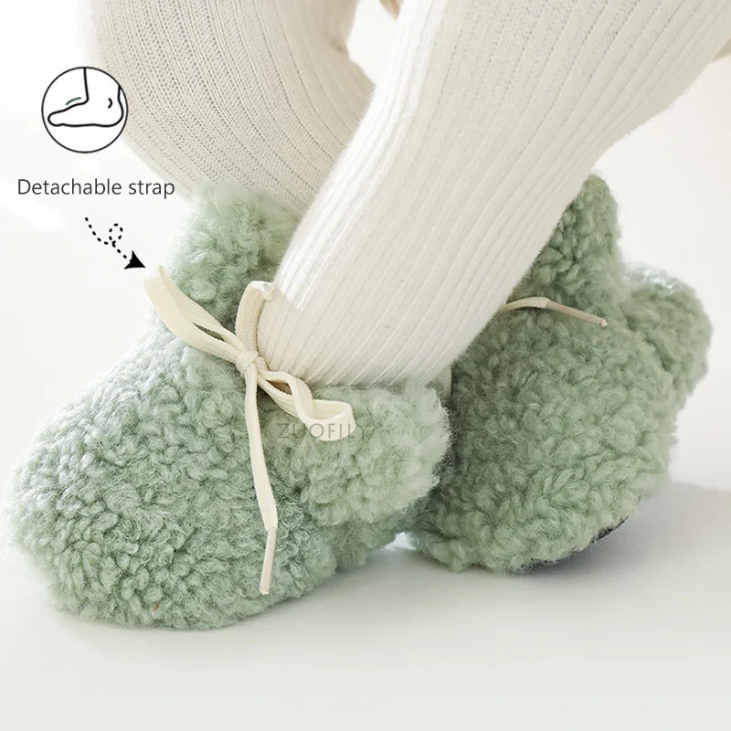 

Winter Warm Thicken Baby Shoes - Soft Anti-slip First Walkers for Newborn to Toddler (Boys & Girls)