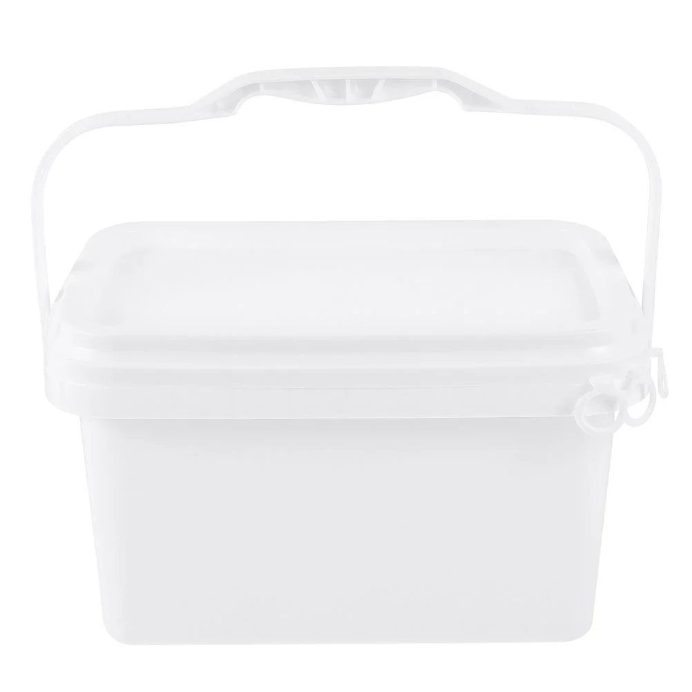 

Paint Bucket Food Containers with Lids Plastic Storage Color Mixing Empty Cover Packaging Barrel Pp Hand-held Pigment