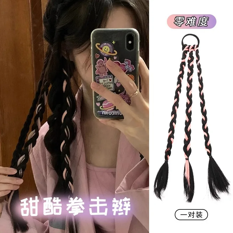 Trendy Boxing Braids Hair Ties for Women, Millennium Hot Bubble Braids Headwear Accessories Free Shipping