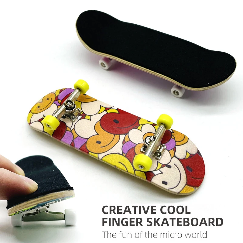 Finger Skateboard Maple Board 100*30mm Fingertip Creative Gift Finger Sports Board