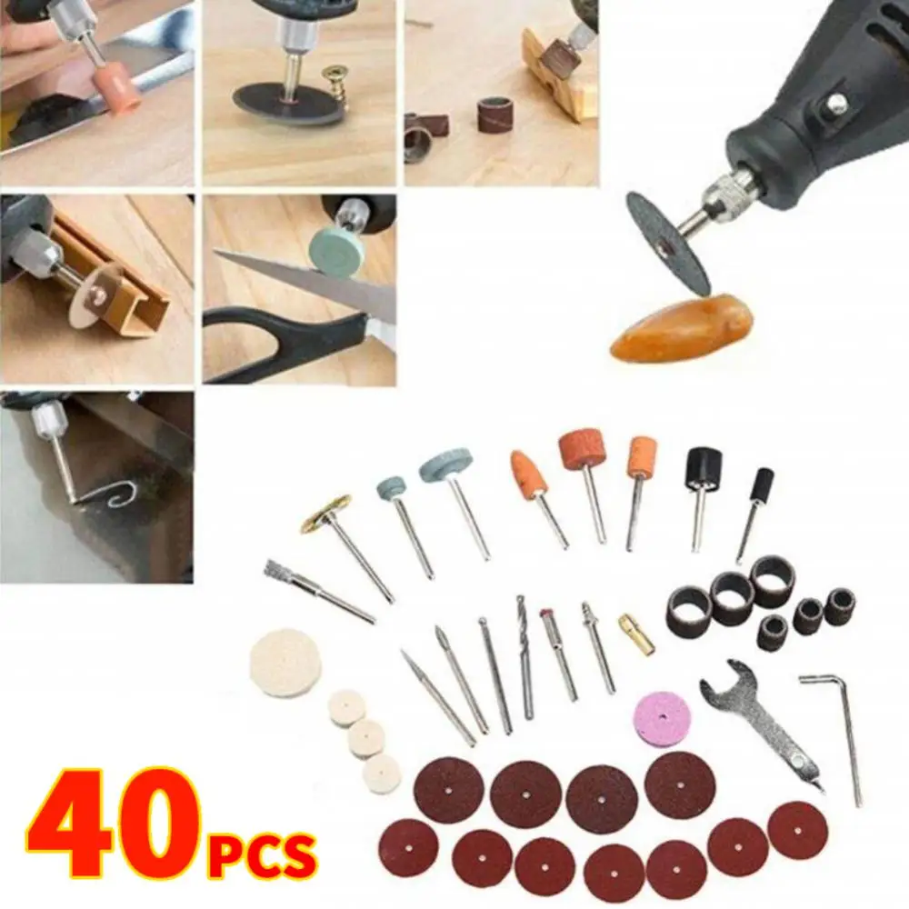 147/100/40PCS Mini Trapano Elettrico Set di Accessori Multi Rotary Tool Set di Accessori Rettifica Kit di Lucidatura Per Accessorio Dremel