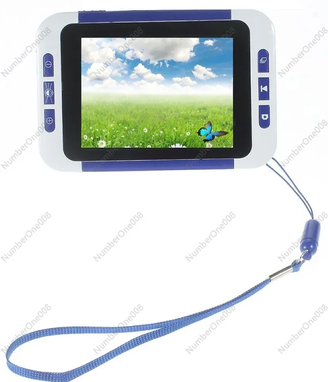 3.5 Inch Low Vision Aid Portable Handheld Electronic Magnifier Reading Aid for Elderly Kids