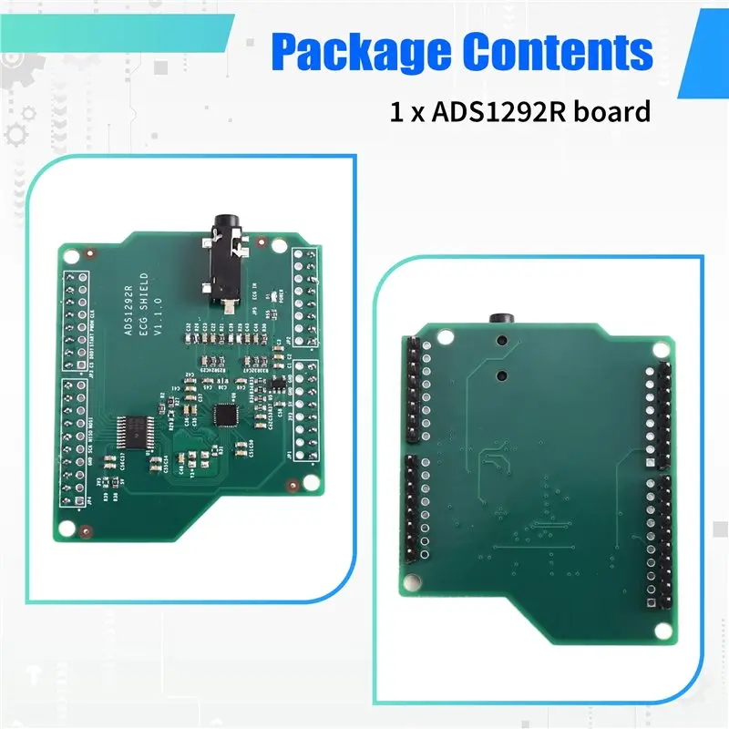 

【RECOMENDAR】ADS1292R ECG Acquisition Module,For Biosignal Monitoring, For Development Kits