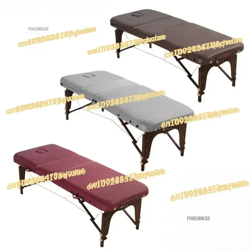 Speciality Folding Massage Table Commercial Furniture Tattoo Bed Portable Spa Nordic Wooden Massage Beds f l