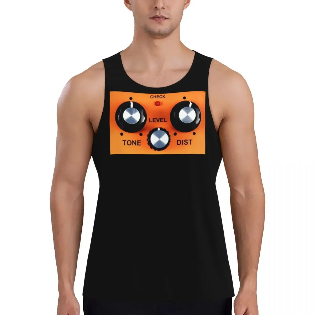 Quick Dry Boss DS-1 Distortion Gym Tank Muscle Ärmelloses Shirt Bodybuilding Atmungsaktive Weste