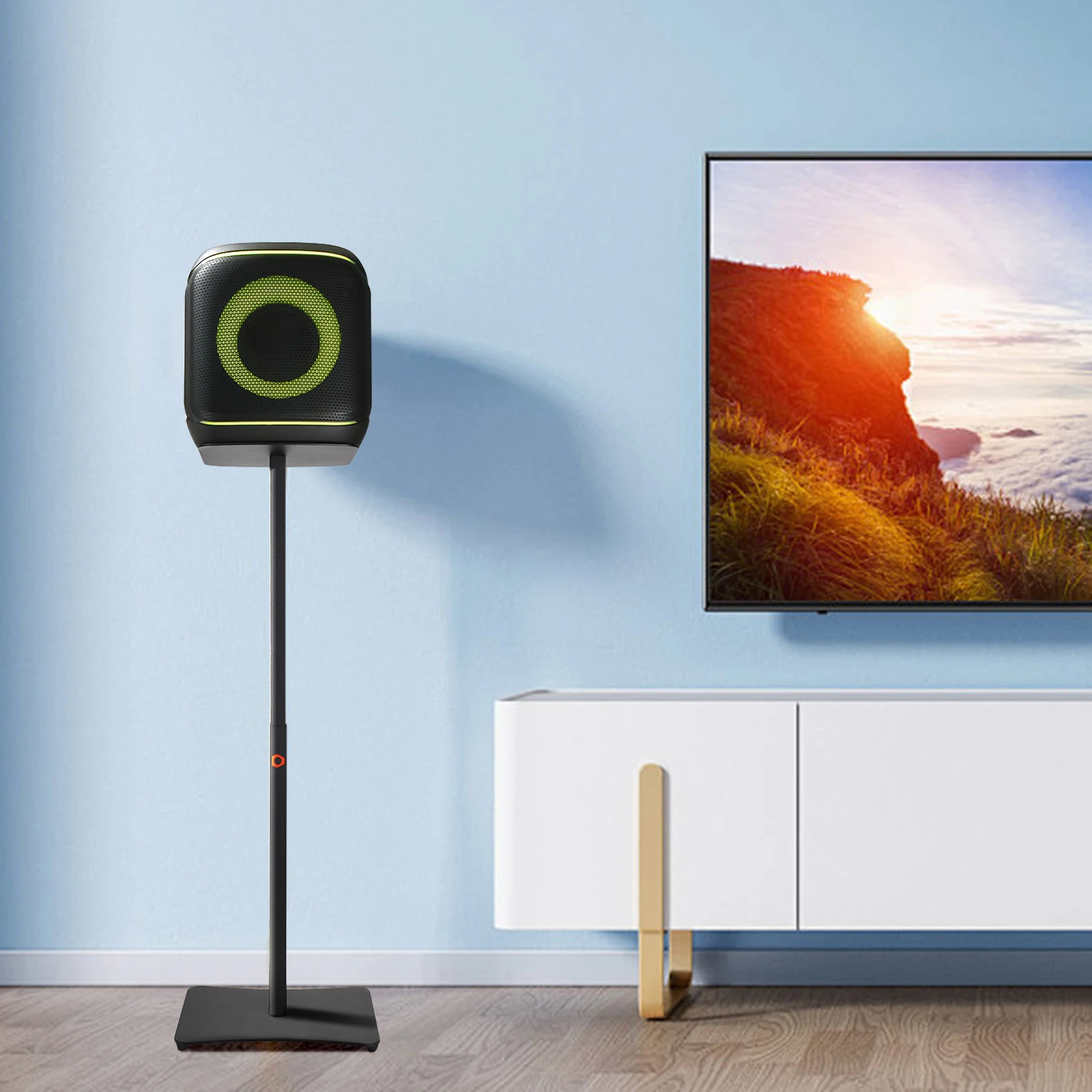 Подставка для динамика, регулируемая по высоте, напольная подставка для динамика, держатель кронштейна с винтами, напольная подставка для динамика для JBL PartyBox Encore 2/1