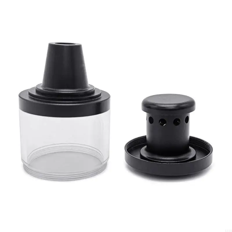 Transparent Visual Oil Catcher Large Capacity Aluminum Alloy Shisha Syrup Collector Accessories