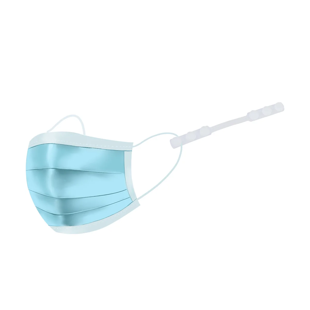 

8Pcs Mask Adjusting Buckle Reusable Ear Hanging Protector Non Slip Design Suitable for Most Masks White Mask Hook