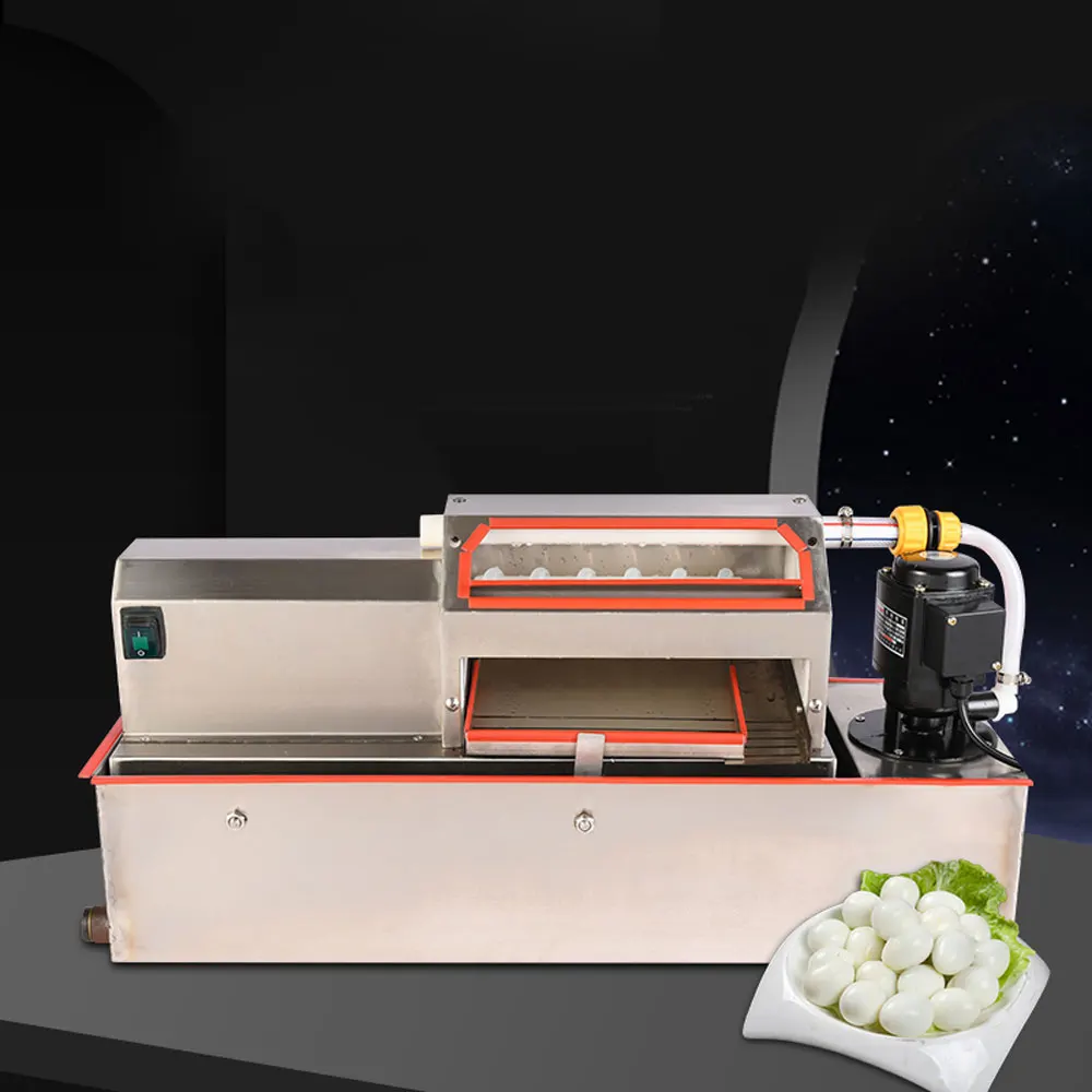 Fully Automatic Quail Egg Peeling Machine Quail Egg Sheller Water Circulation Peeling Machine Food machine