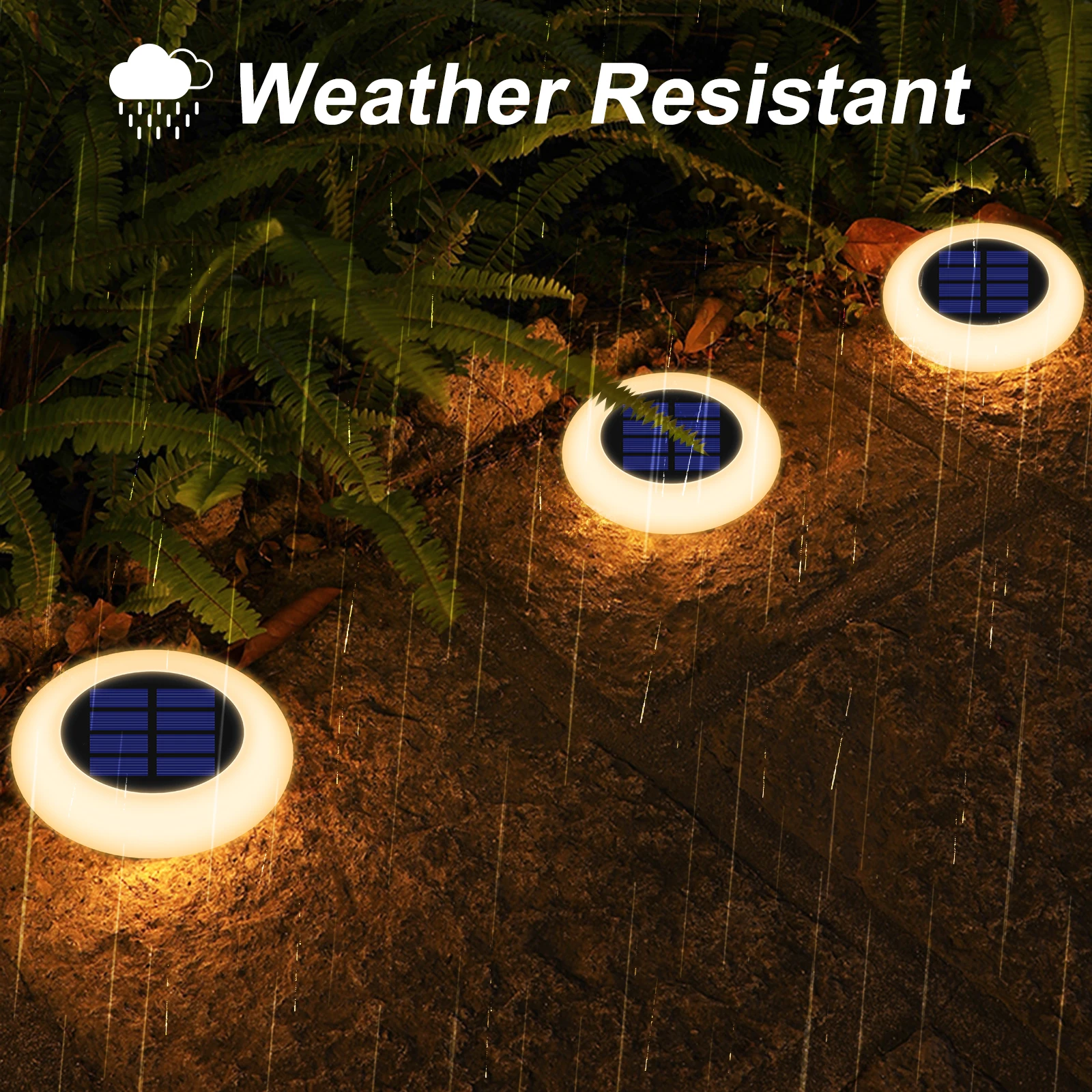 Outdoor Solar Light Colorful Garden Landscape Lawn Light Waterproof Intelligent Light Control Solar Lamp Home Yard Pathway Decor