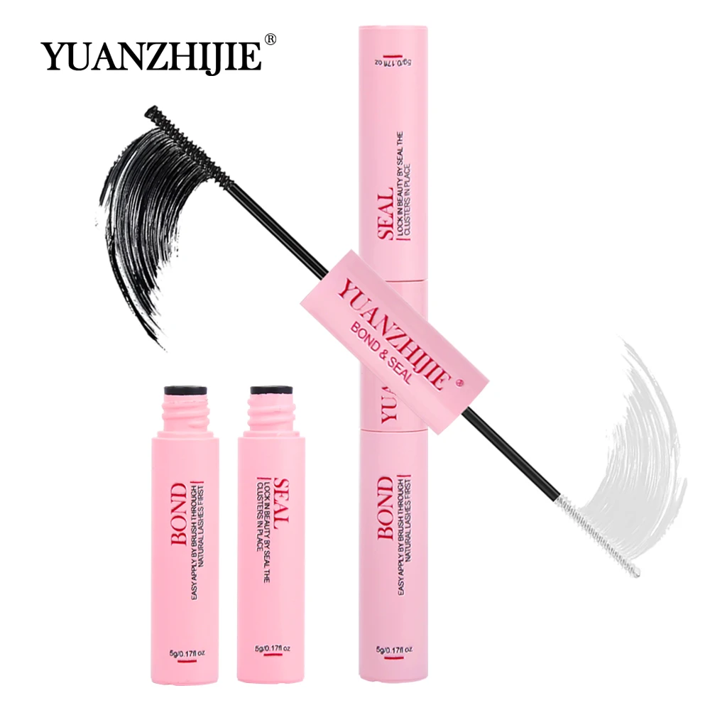 YUANZHIJIE New Clusters Lash Glue 10ML Bond and Seal Long Lasting Mascara Long Retention Waterproof Glue for Lash Clusters