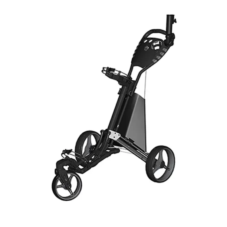 Factory Hot Selling High Quality 3 Wheel Junior Golf Trolley with 360 Degree Swivel Front Wheel