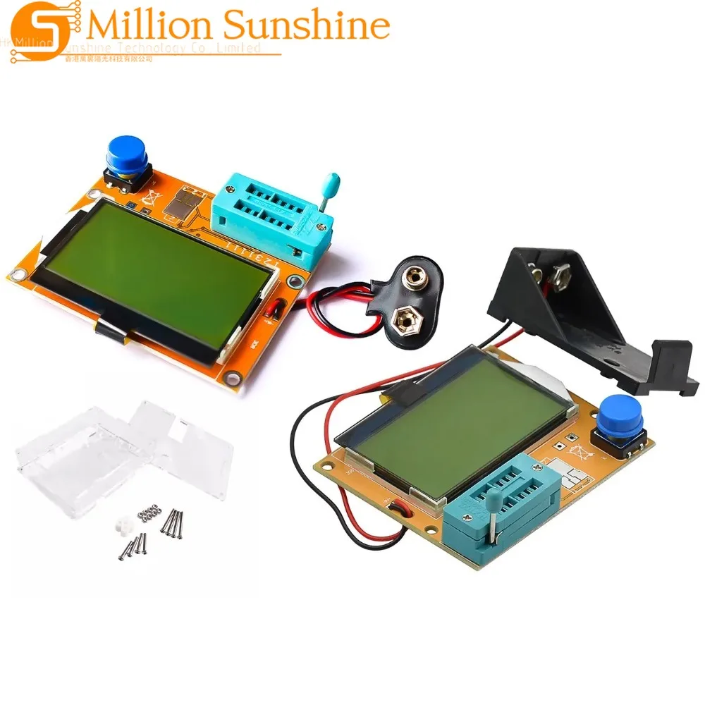 LCR-T4 ESR Meter Transistor Tester Diode Triode Capacitance SCR Inductance New M12 dropship