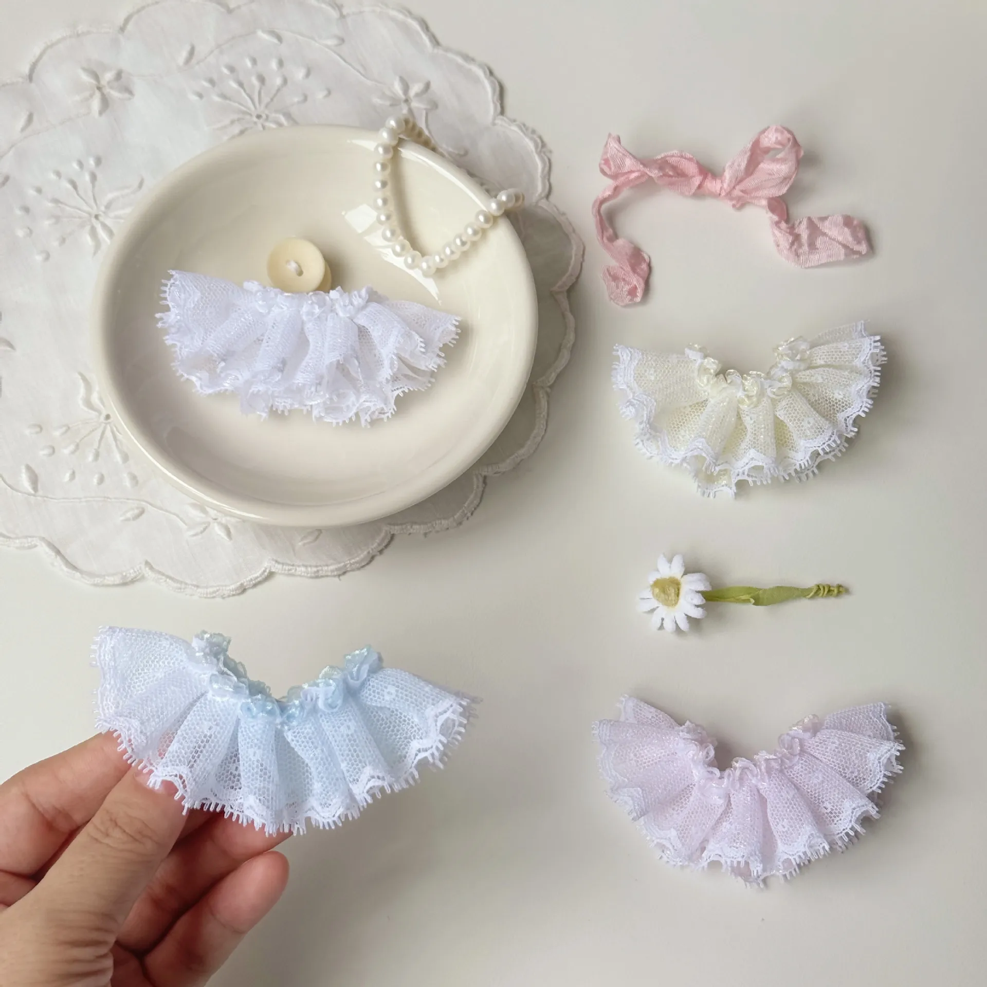 

Clothes For 4th Gen Mini LABUBU 4.0 Pin For Love Series 10cm Doll Outfit Sweet & Cute Tulle Dress