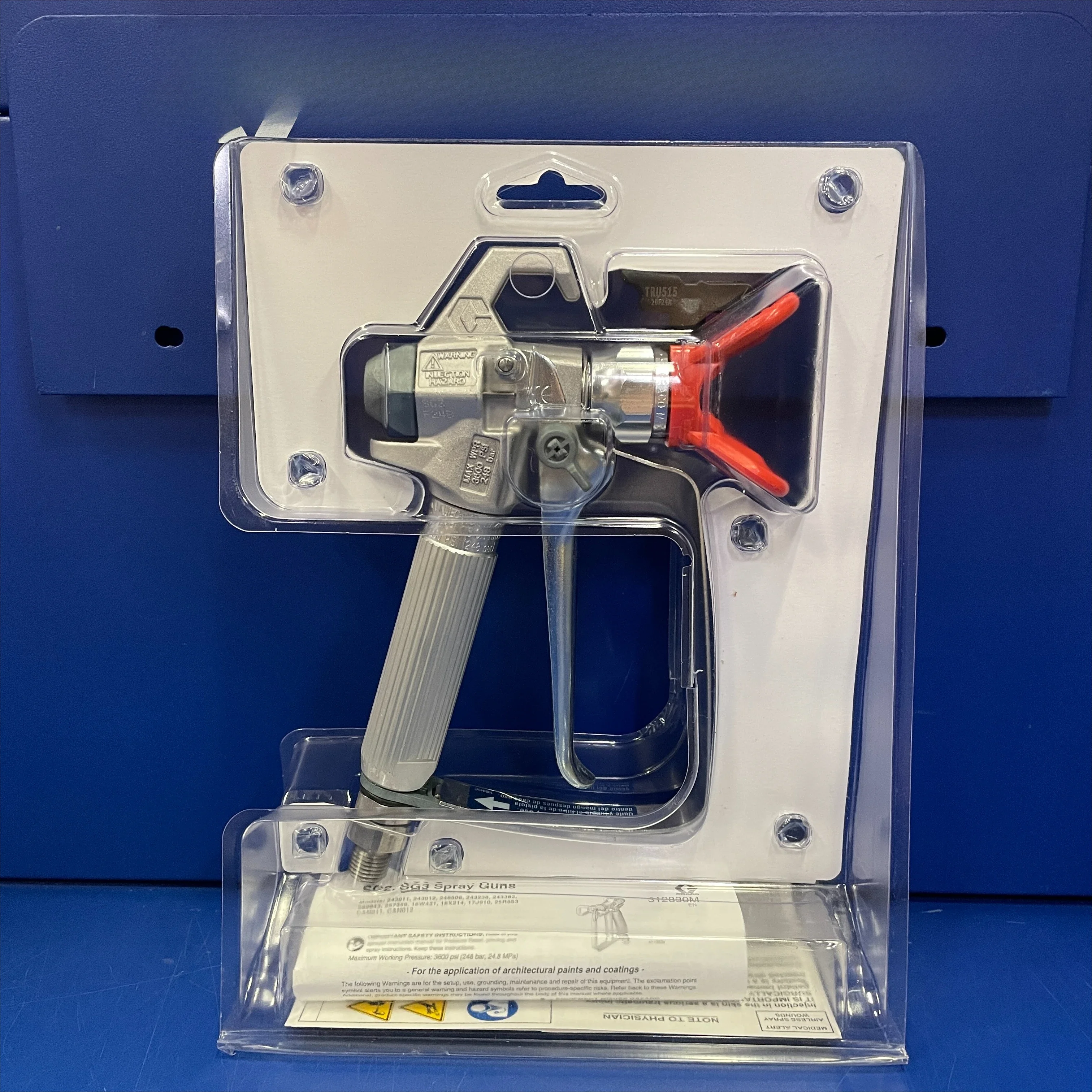High pressure airless SG3 spray gun 390/395 with gun, originally imported  SG3 spray gun (with black 515 nozzle -2430121)