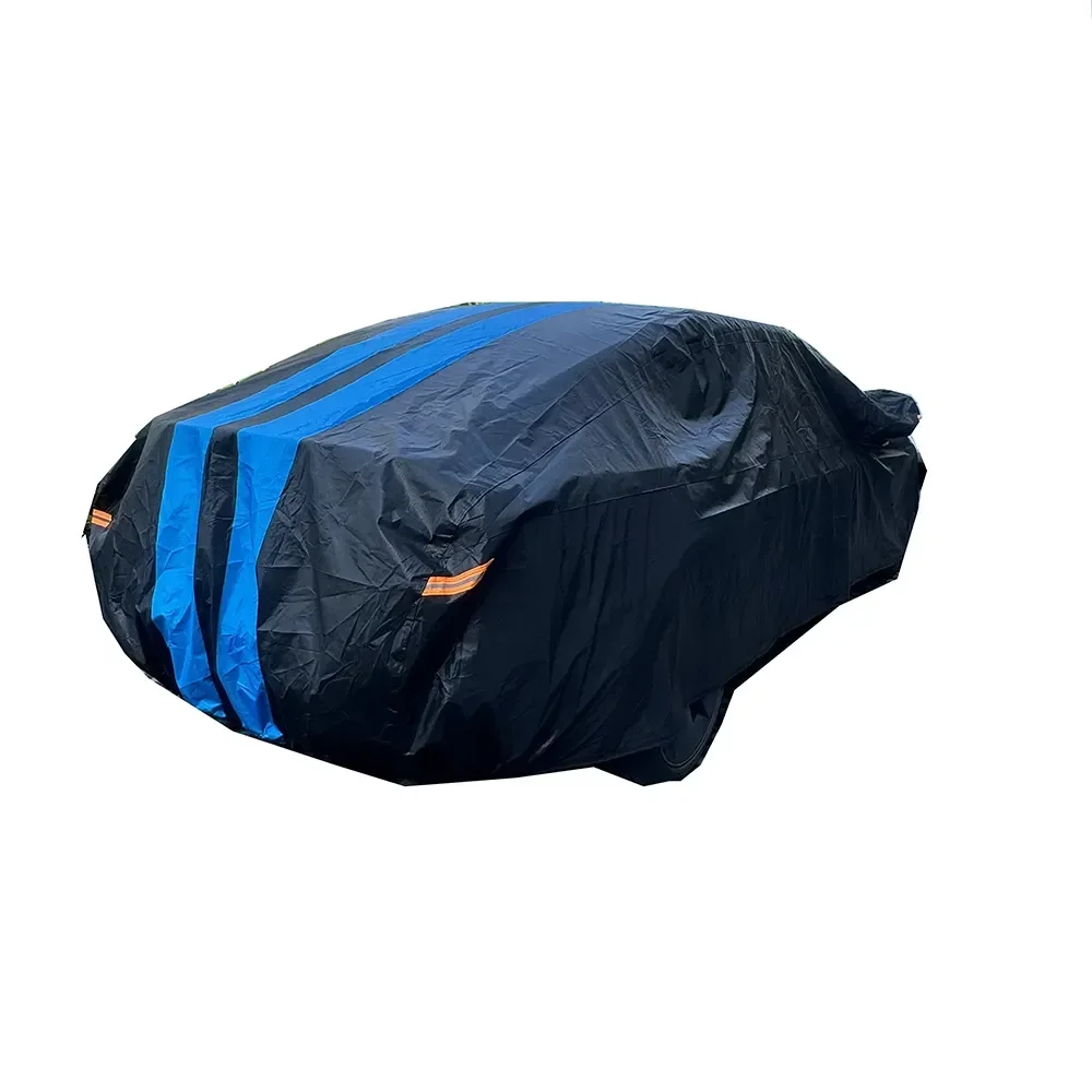 Universal Fit All Weather Waterproof Outdoor Car Cover Sun Rain Protection,With Lock And Zipper Door