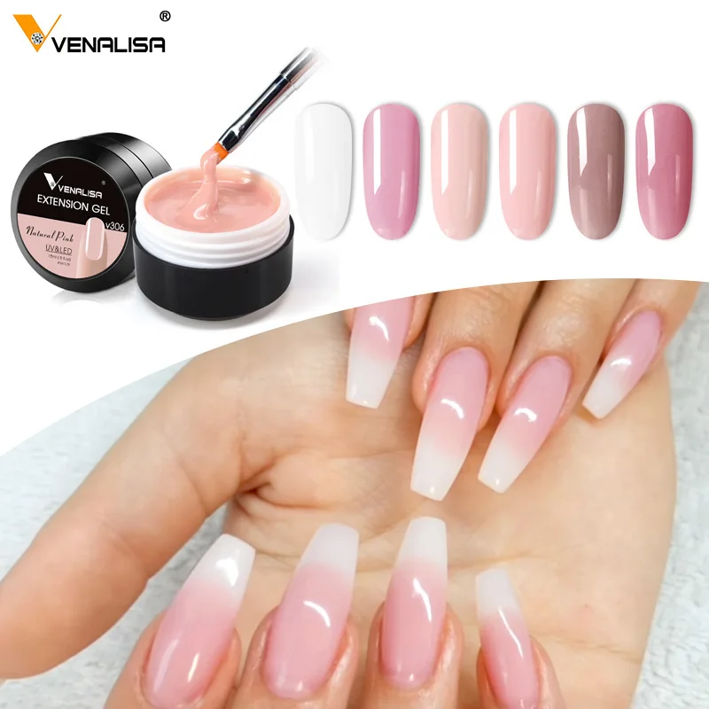 Venalisa Reinforce Gel Keep Nail C Arc UV Construction Gel Thick Base Coat Hard Painting Gel Lacquer 5D Modelling Gel