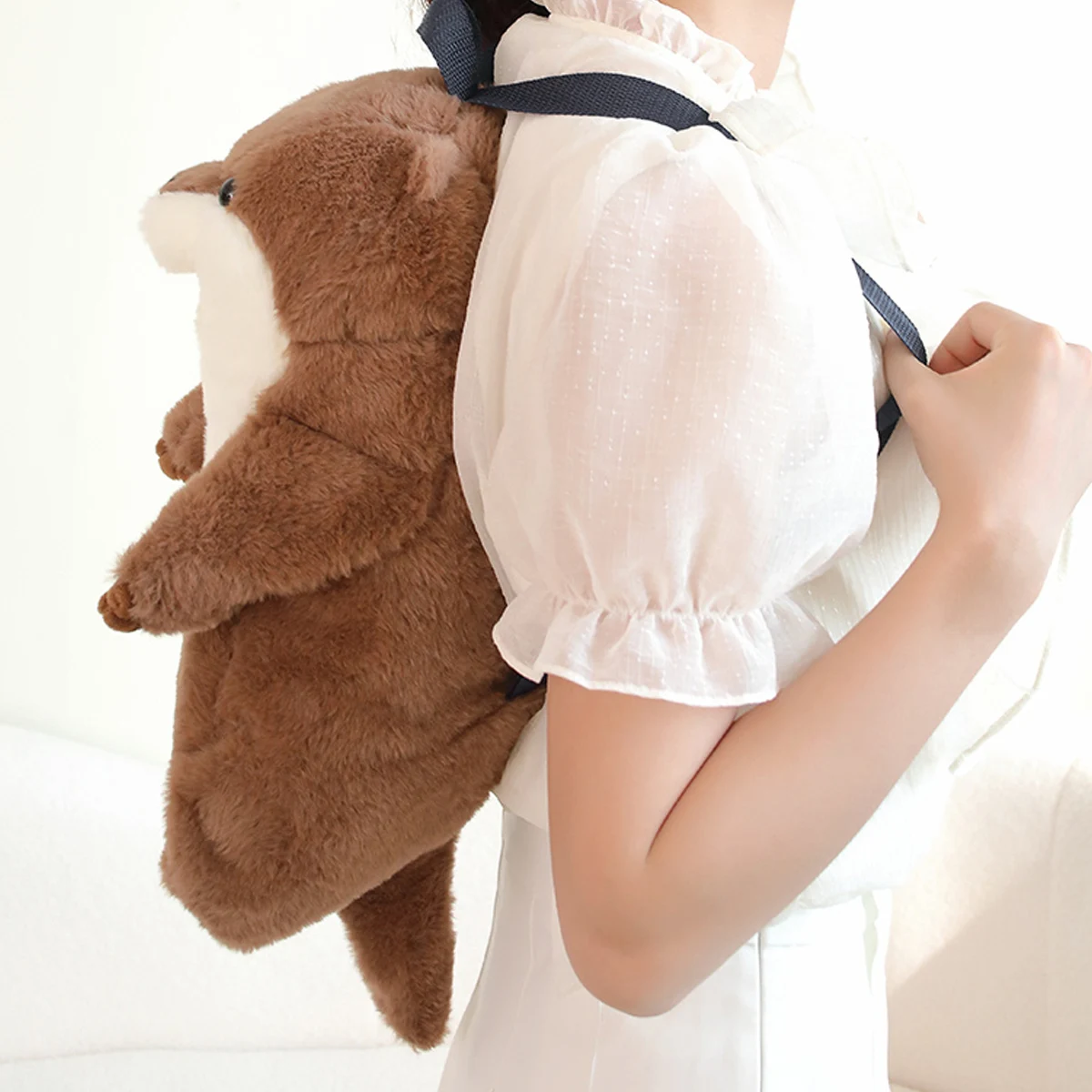 Adorabile zaino in peluche da 1 pezzo: regalo di compleanno perfetto e accessorio per la decorazione della casa