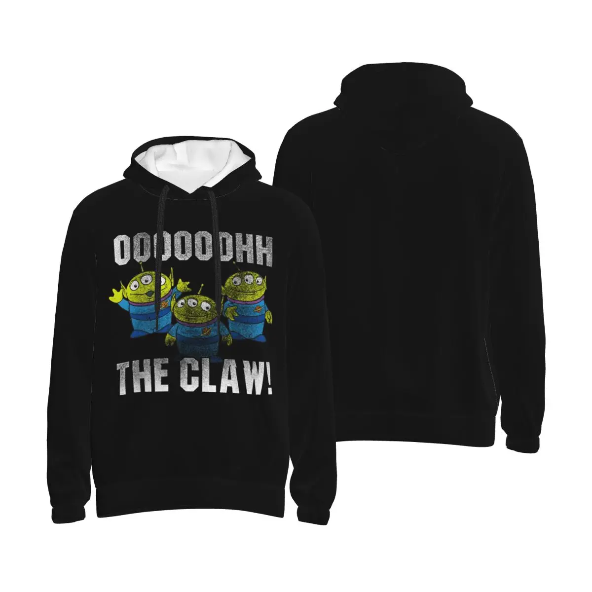 Toy Story Alien Oooooh The Claw Hoodie Men Women Sweatshirt Graphic Kanga Pocket Hoodies Hoodie Pullover Long Sleeve Shirts