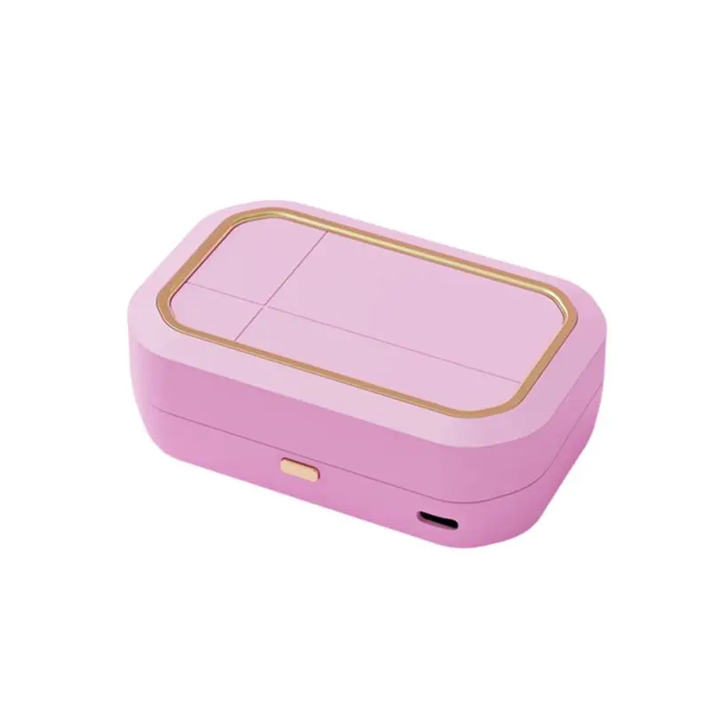 AEE6-Contact Lens Cleaning Ultrasonic Cleaning Machine Four Block Fixed Time Portable Pupil Cleaning Device