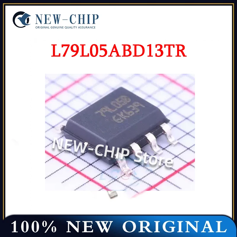 

5 шт.-100 шт./лот L79L05ABD13TR 79L05B SOP-8 новый оригинальный