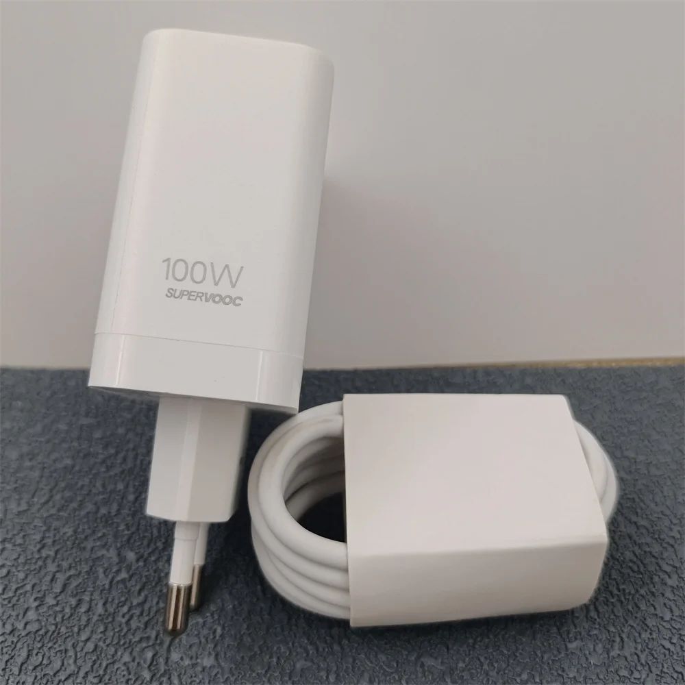 Realme 100W SuperVooc Charger Fast Charging Adapter 10A USB C Cable For Realme 14 13 12 Pro+ GT 7 6 