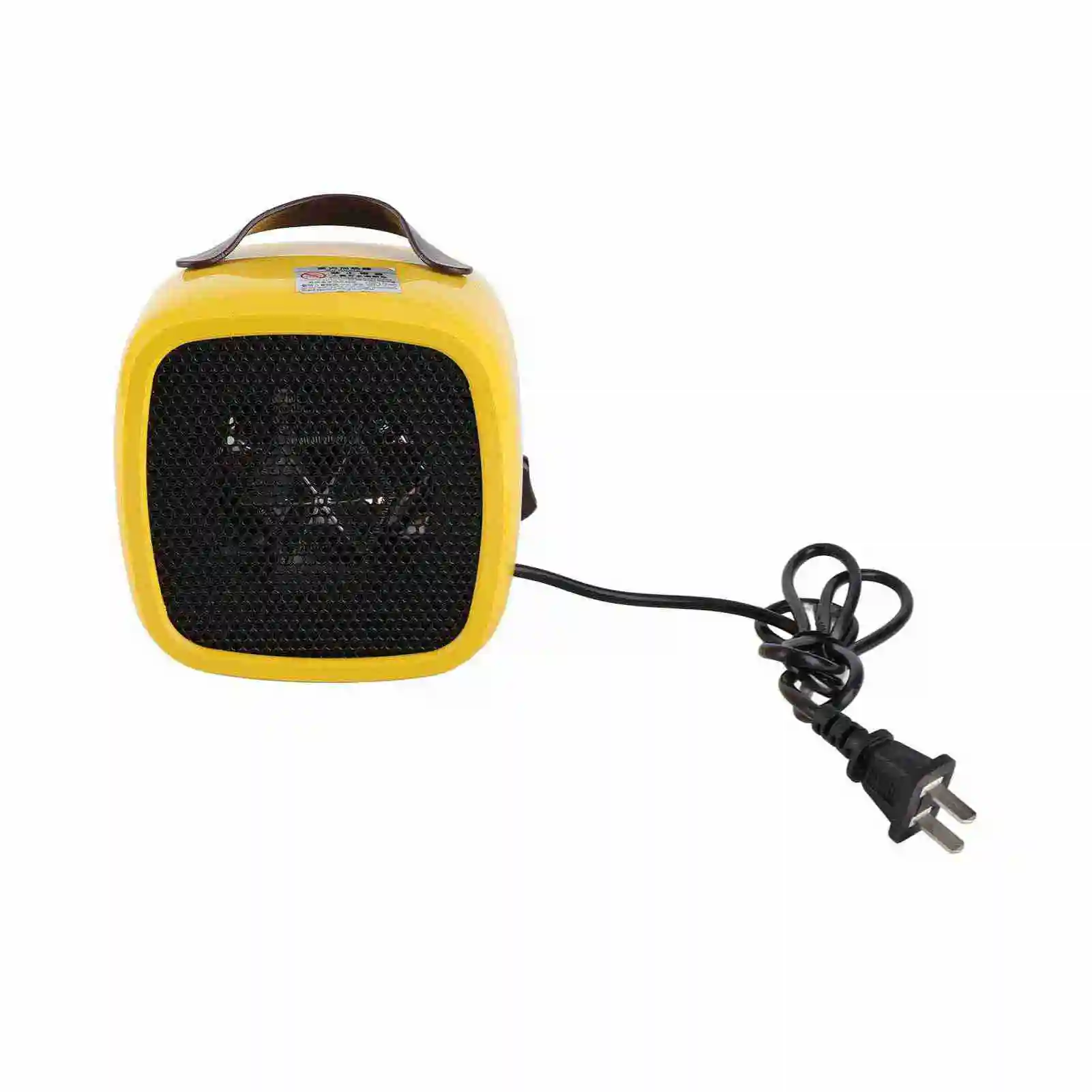 

Mini Electric Heater Fan with Handle Desktop Winter Warmer 1 Piece ABS Material Overheating Protection for Household Office Use