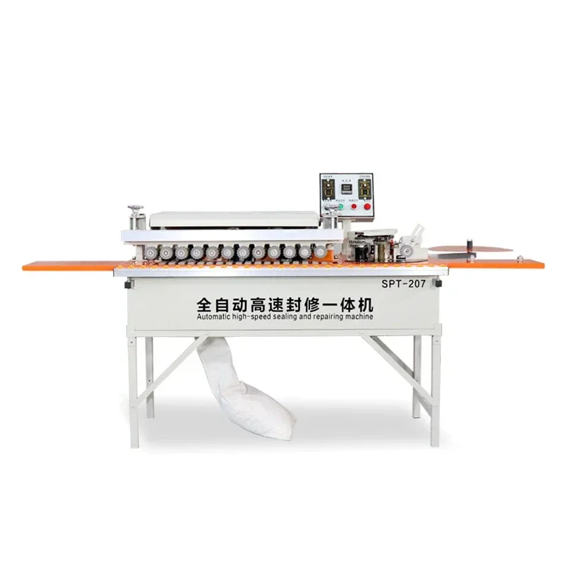 

Small home improvement curved straight line edge banding and trimming integrated woodworking automatic edge banding machine