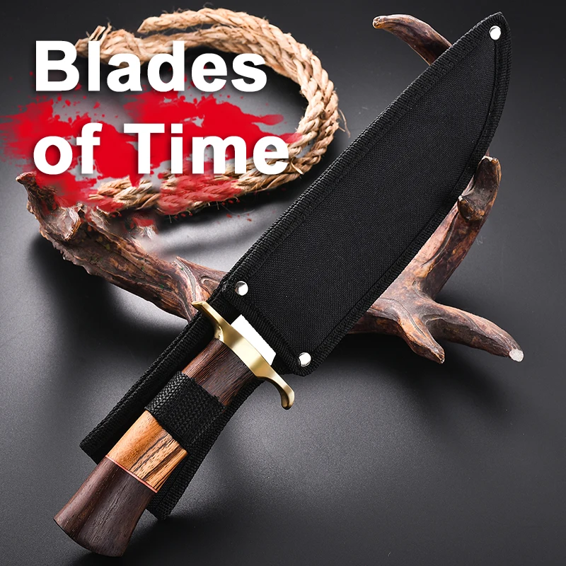 Outdoor High-Hardness Straight Knife Multi-Functional Knife Portable Knife Knife Wilderness Knife Outdoor Camping Knife