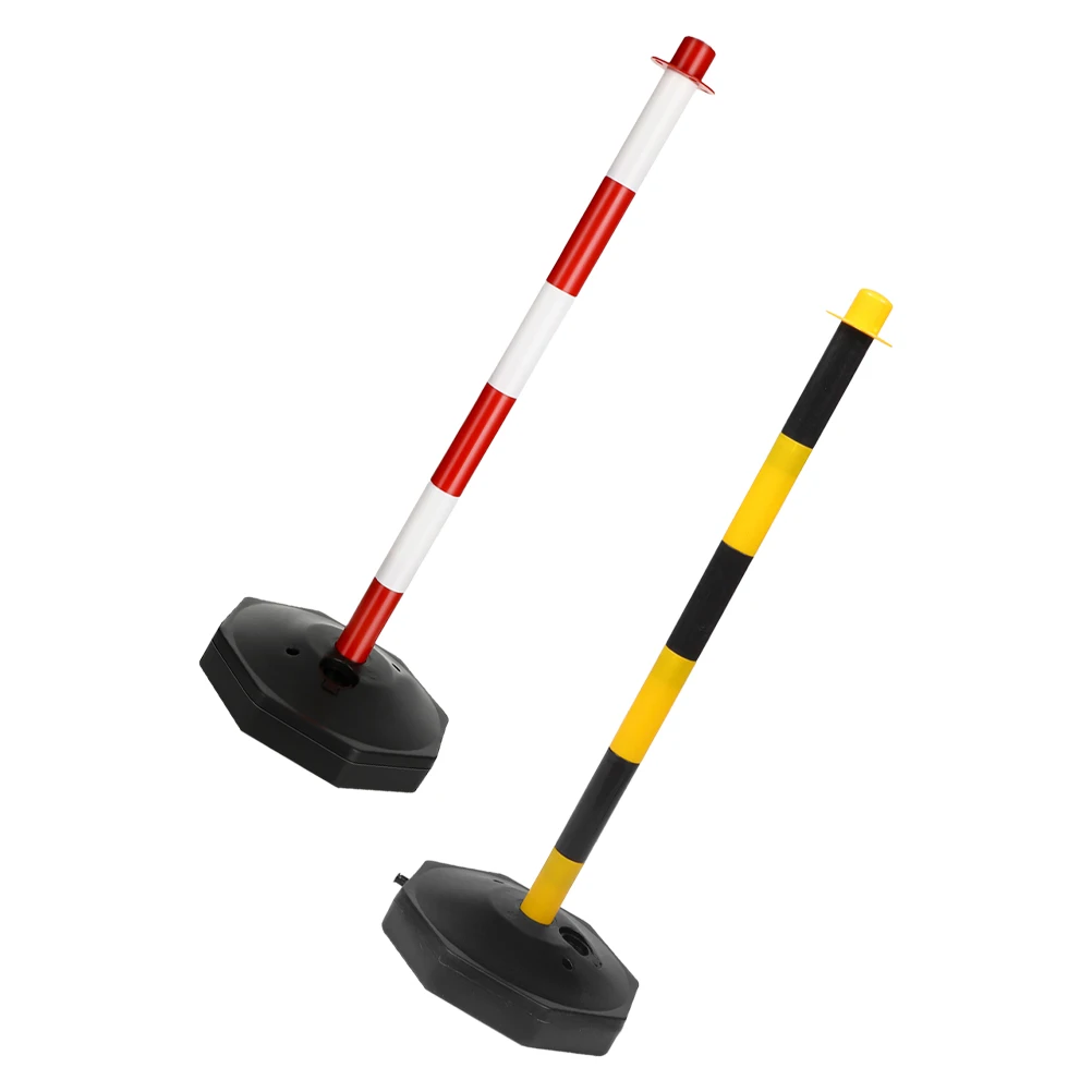 

2Pcs Traffic Delineator Posts Water-Fillable Base Collision Absorption Driveway Guard Parking Cones for Driver Training Safety