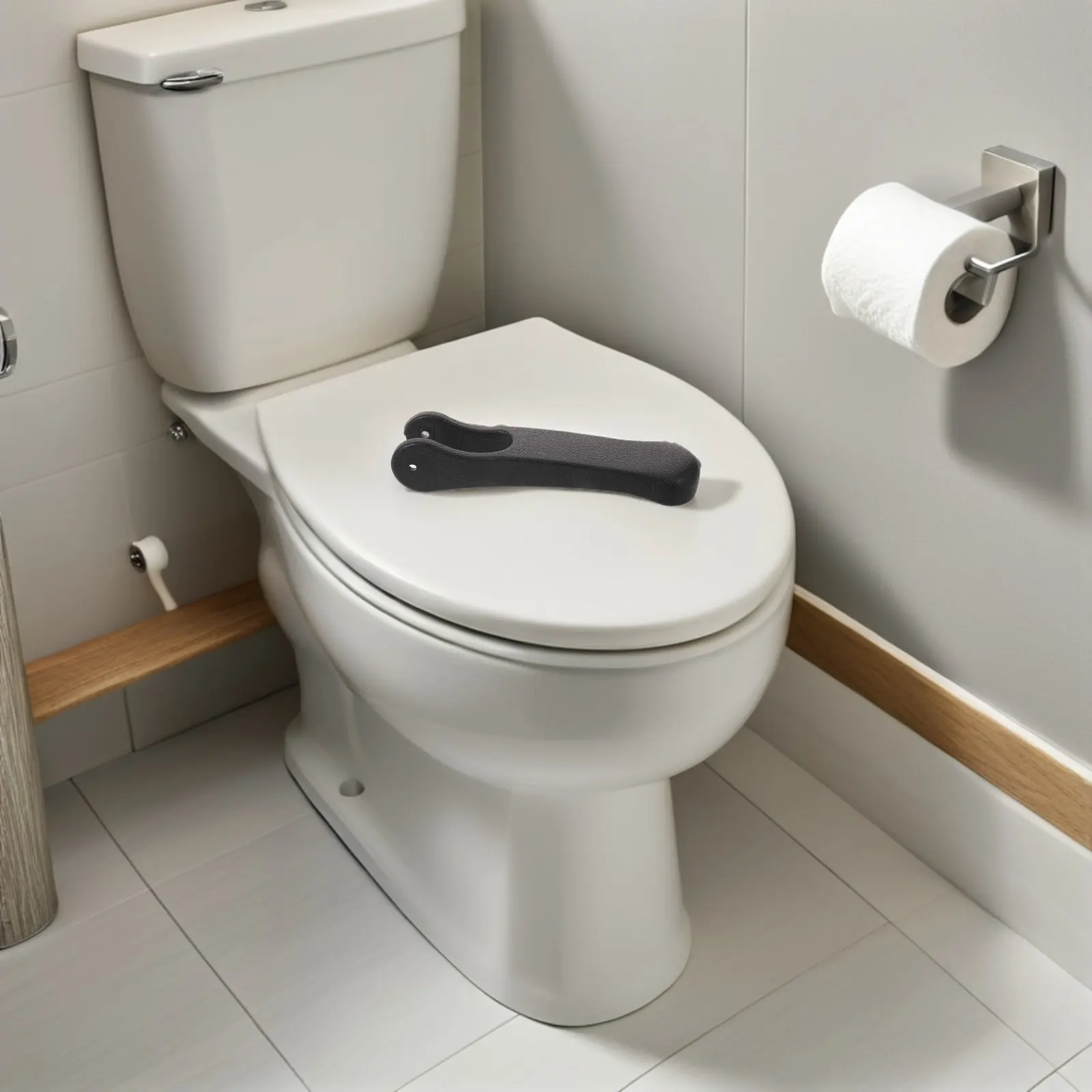 2Pcs Commode Safety Armrest Cushions Comfortable Ergonomic Non Slip Bedside Commode Chair Arm Pads Replacement Parts for Shower
