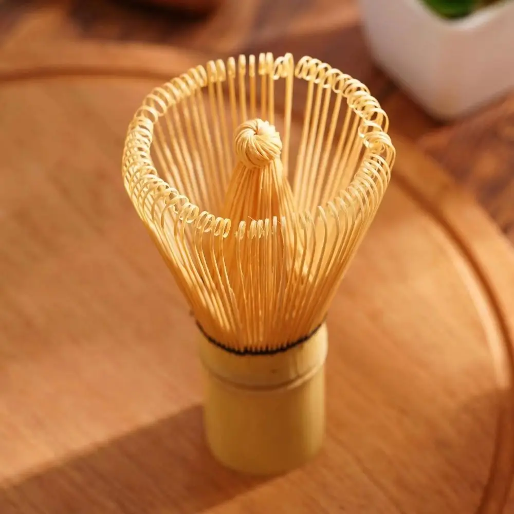 4PCS Ceramic Bamboo Japanese Matcha Tea Set Matcha Whisk Holder Reusable Matcha Making Kit Matcha Bowl Whisk Teaspoon Tea Sets